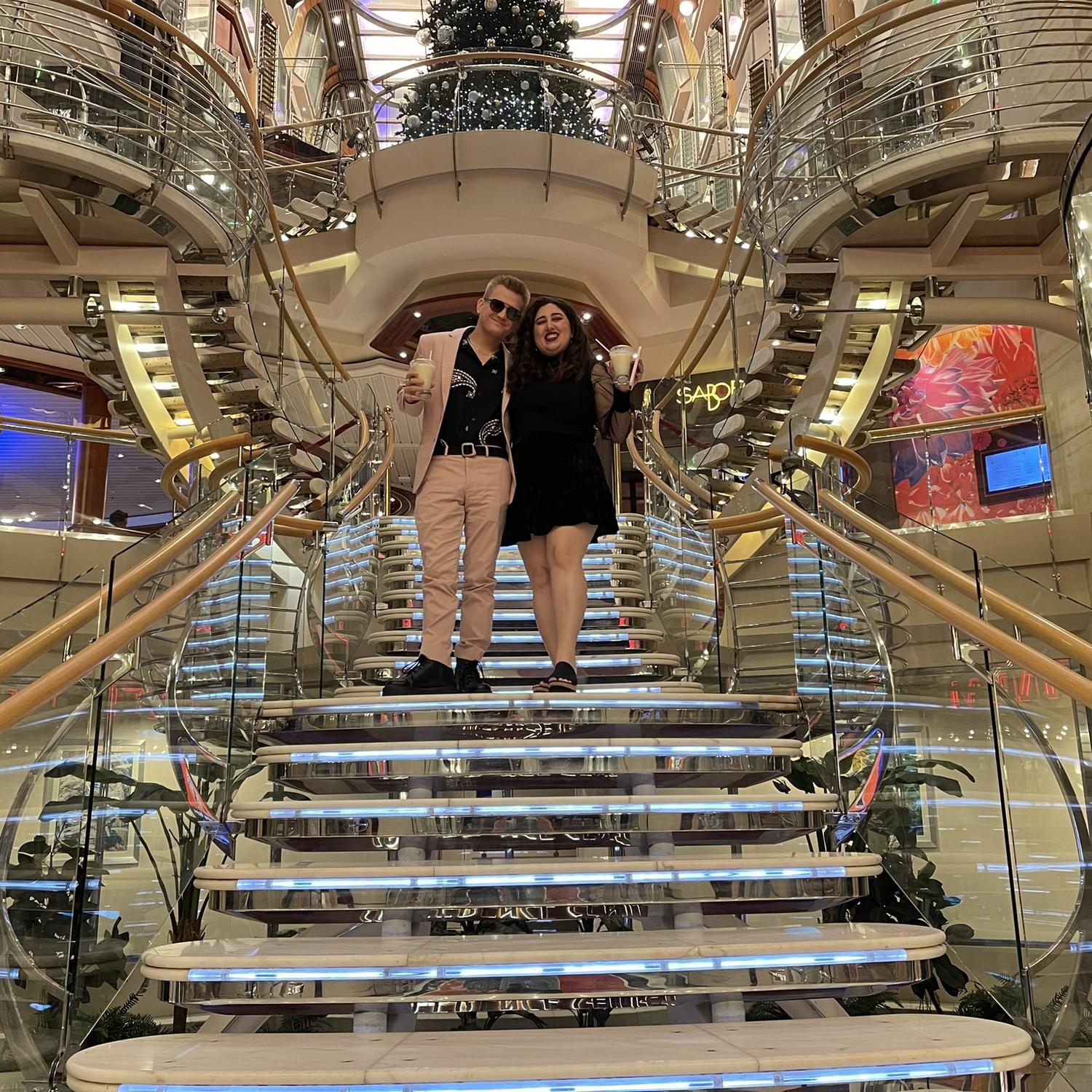 Clayman and Alanna’s first cruise