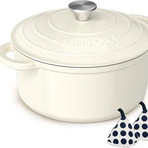 Cast Iron Dutch Oven-7QT Pot with Lid