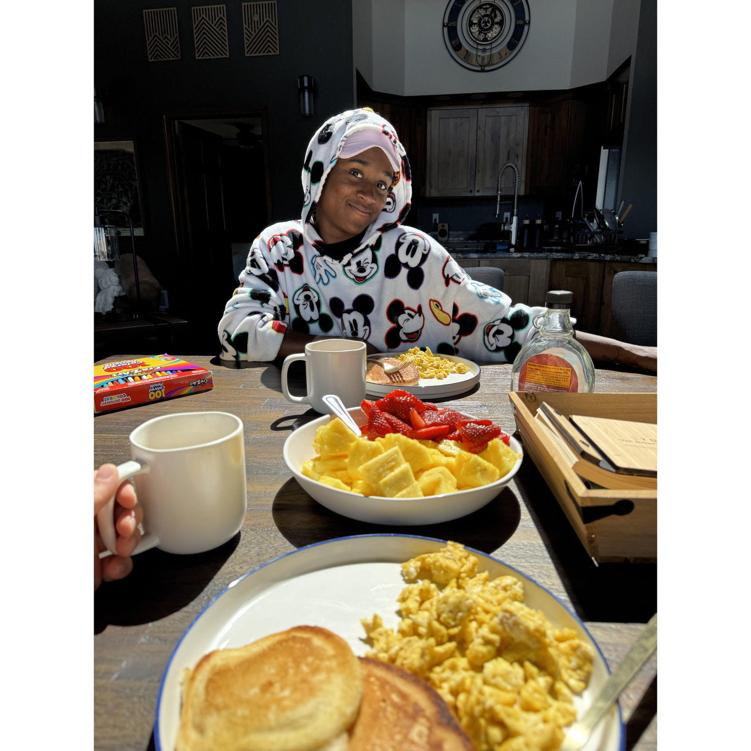 Enjoying breakfast with loved ones is always a great start to the day.