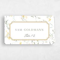 White Wedding Place Card - Vasara