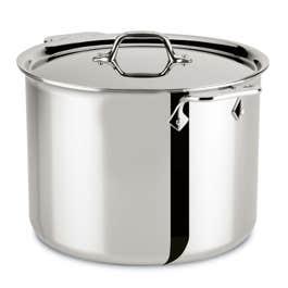 D3 Stainless Everyday 3-ply Bonded Cookware, Rondeau Pan with lid, 8 quart