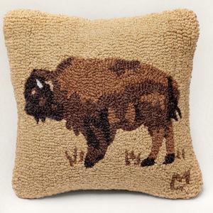 Buy BUFFALO HOOKED SQUARE PILLOW for USD 79.00 | Pendleton