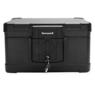 Honeywell 0.15 cu. ft. Fire/Water Safe Chest in Black