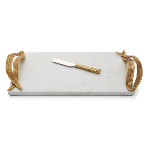 Palm Cheese Board with Knife