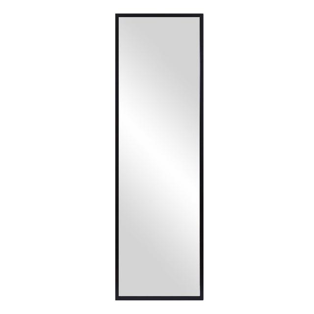 17"x59" Black Free Standing with Adjustable Easel Floor Mirror Black - Patton Wall Decor