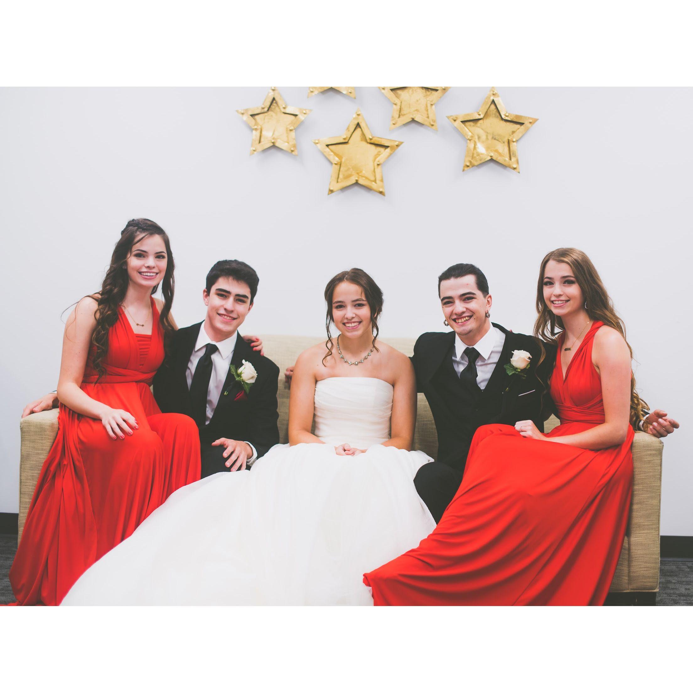 Sophie, Caleb, Abby, Josh, Beth