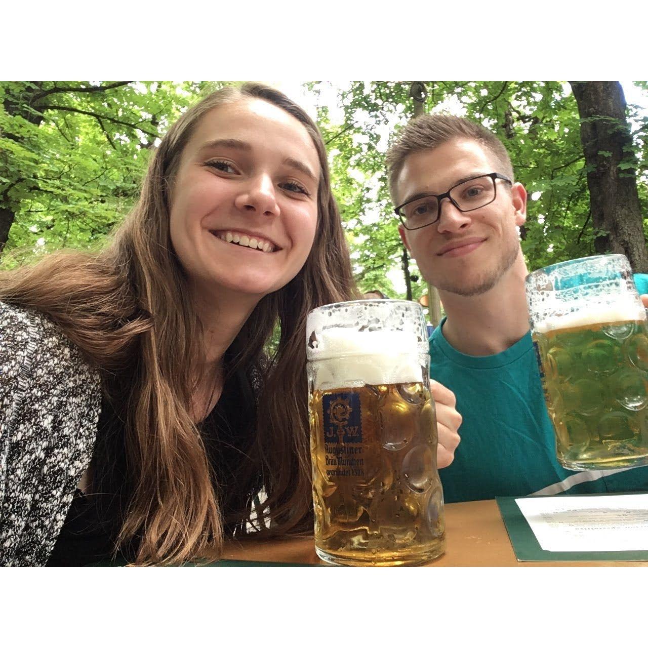Drinking our way through the Beer Gardens of Germany