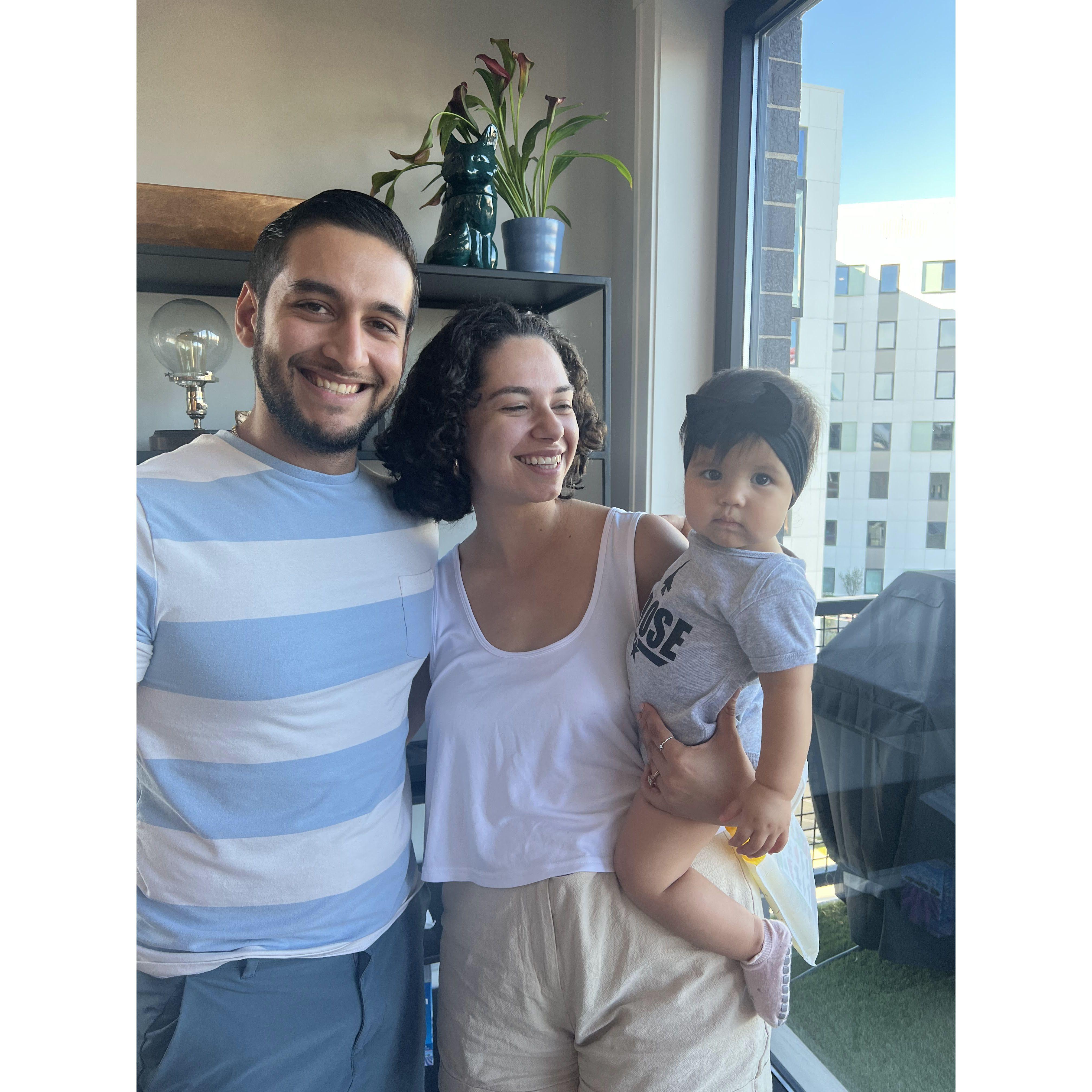 Celebrating our neighbors first birthday! July 2023