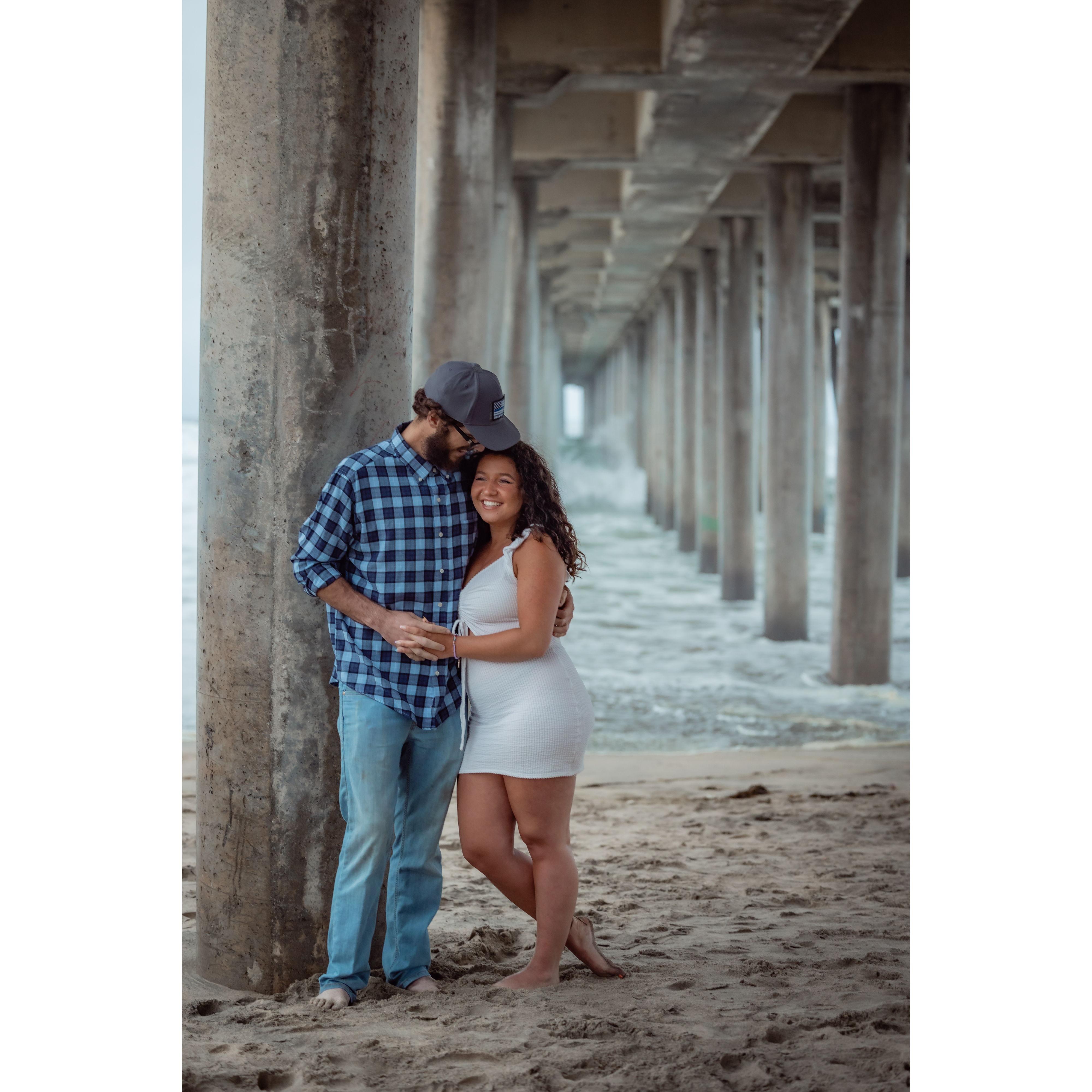 Just before the proposal