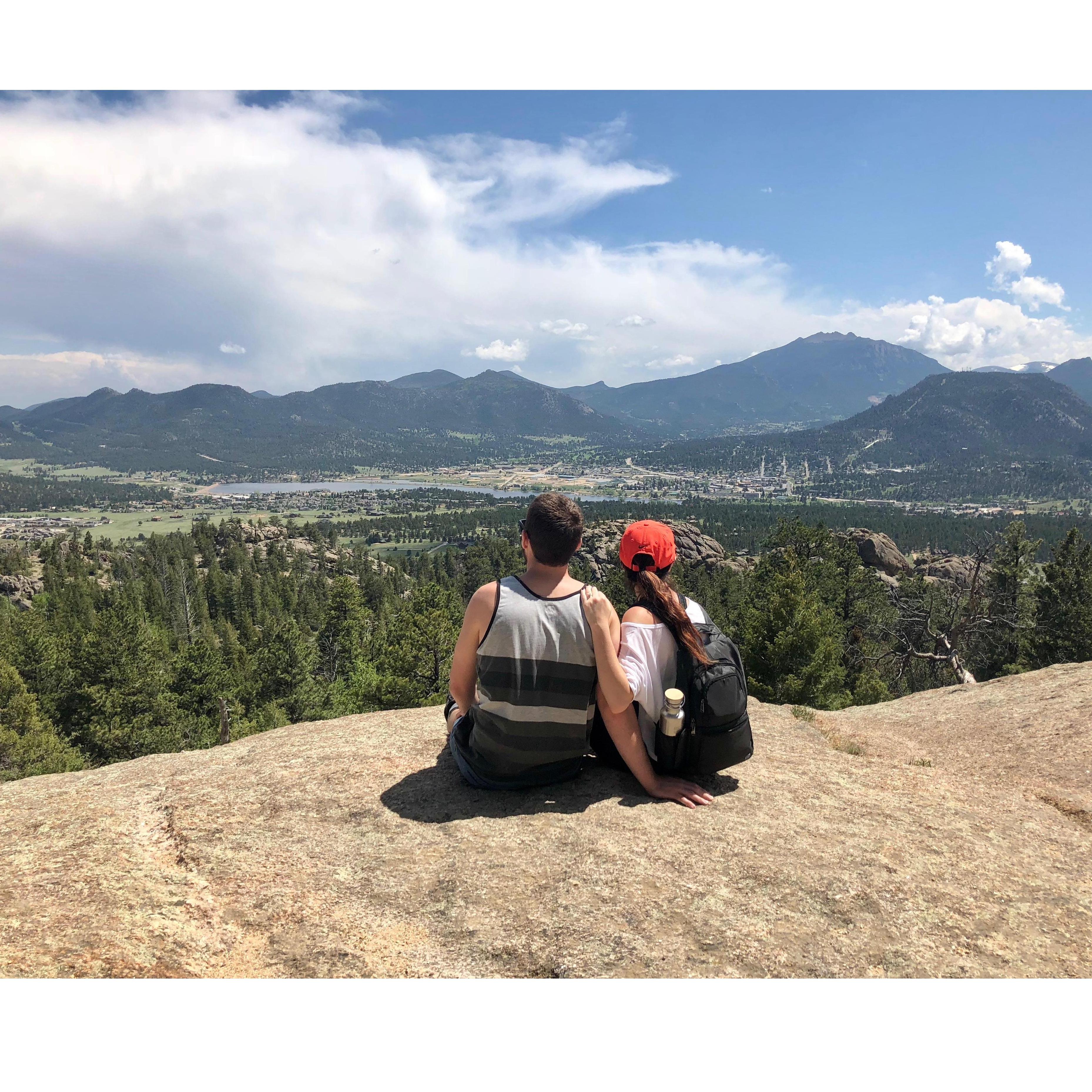Hidden Lake Trail, Estes Park, CO Spring 2018