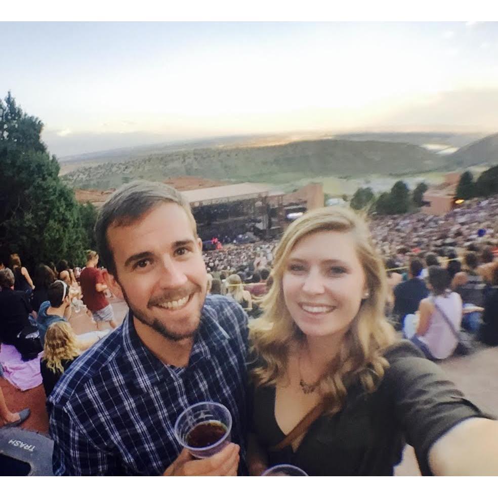 Our first concert we ever attended together not realizing it was for a tween band (Twenty-One Pilots).