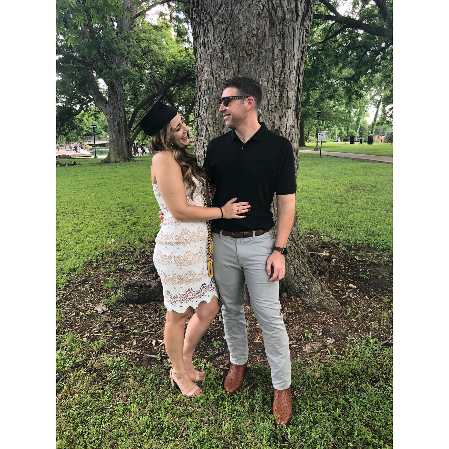 McKenna's M.S. graduation, 2019