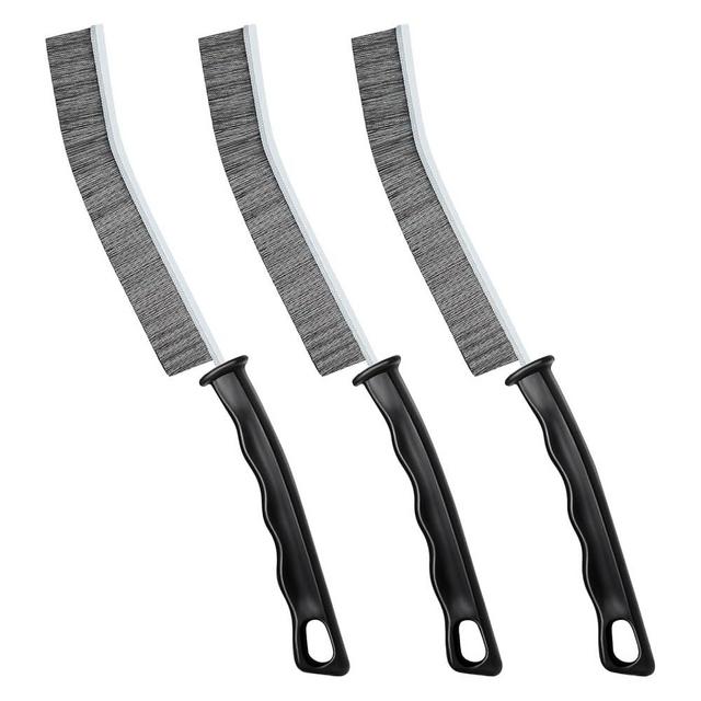 Crevice Cleaning Brush，Hard-Bristled Crevice Cleaning Brush，2024 New Multifunctional Gap Cleaning Brush Tool，Dead Corners Brushes for Bathroom Kitchen Tiles Window Door Slots，3pcs