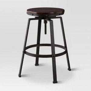 Lewiston Adjustable Swivel Barstool Bronze - Threshold™