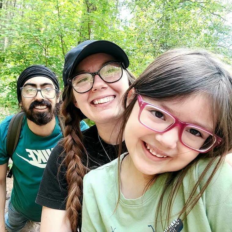 Family hiking trip at Christopher Creek campground in Payson, AZ.
