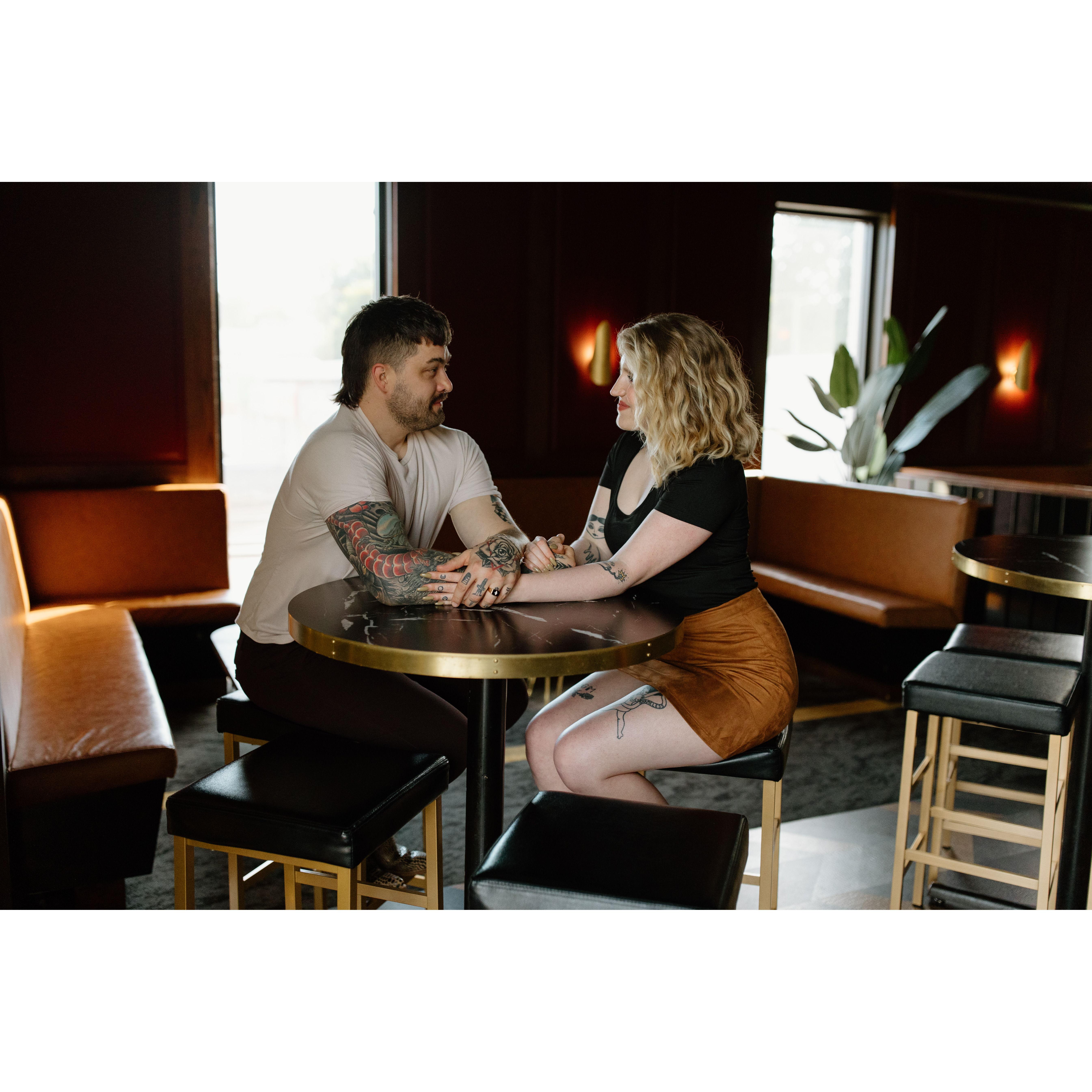 Engagement photos by Wind and Gold Photography