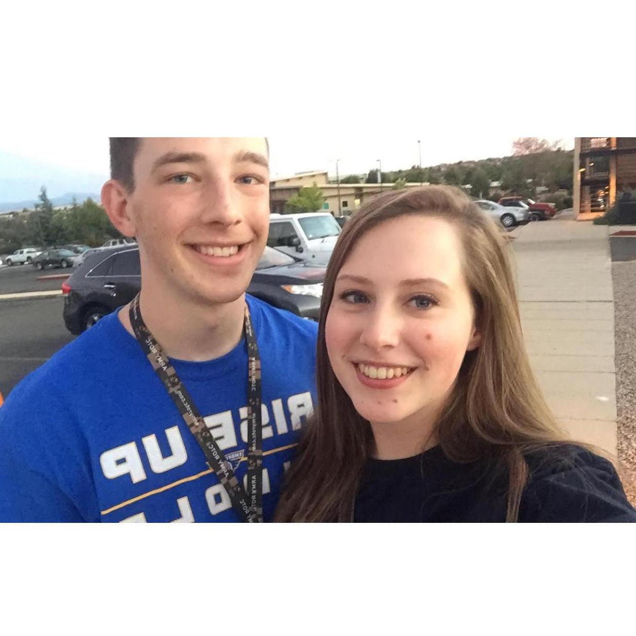 Our first picture together.