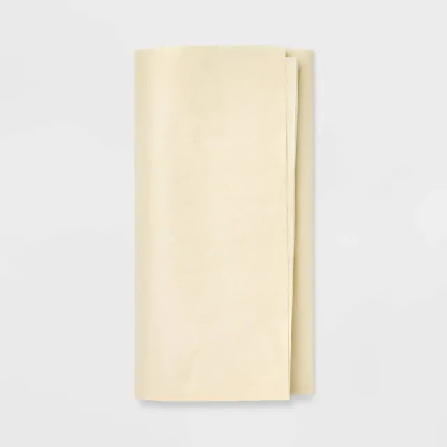8ct Pegged Gift Packaging Tissues Solid Cream - Spritz™