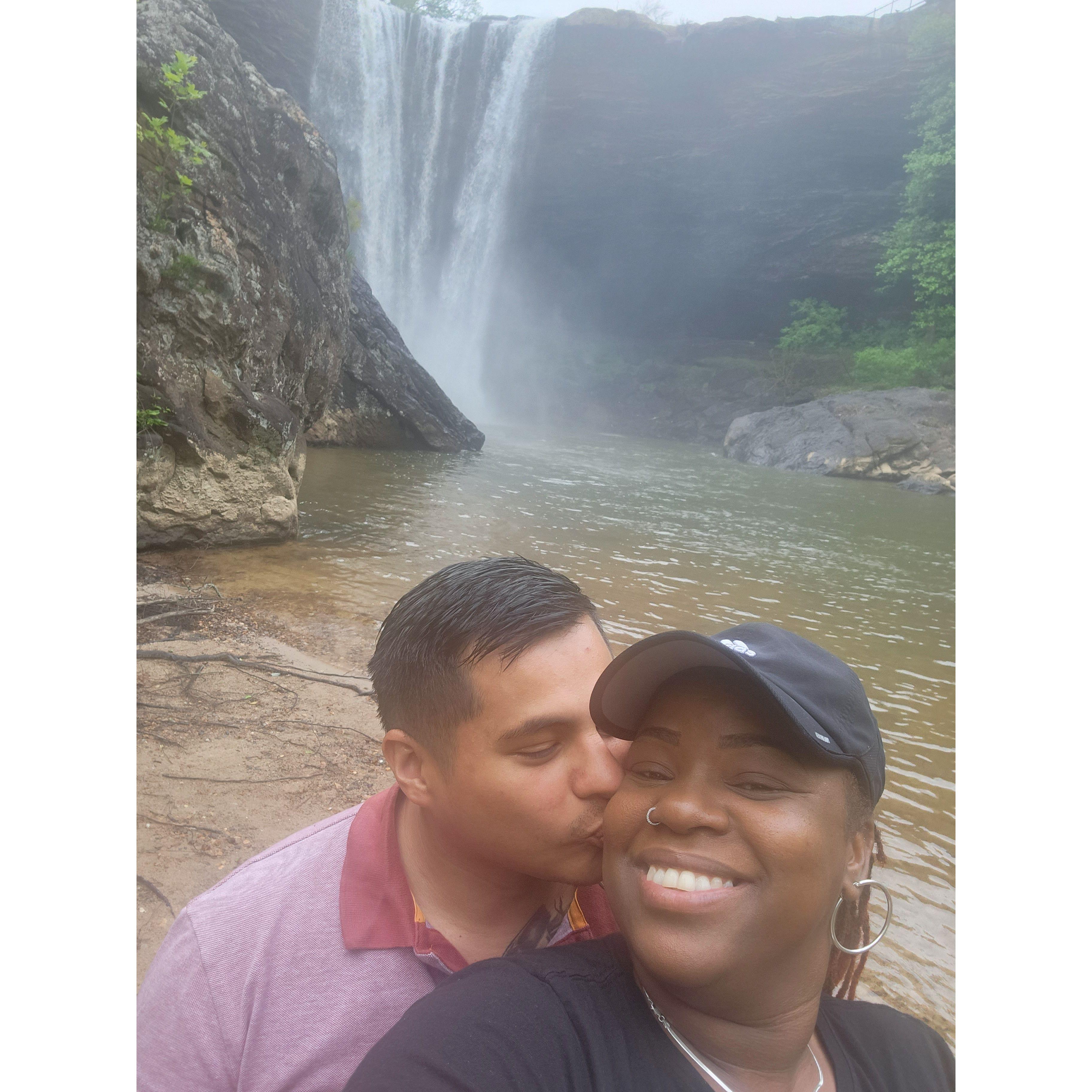 Something about the water. Noccalula Falls, Alabama