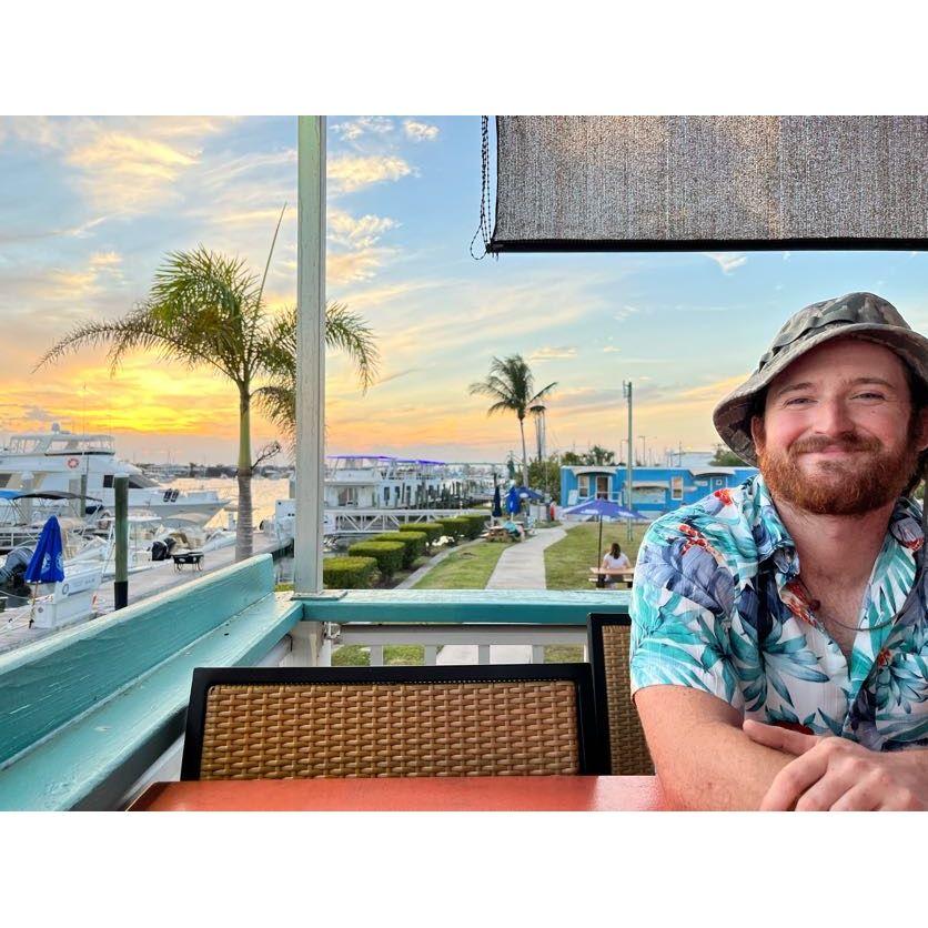 Dinner in Fort Myers Beach, Florida (January 2022)