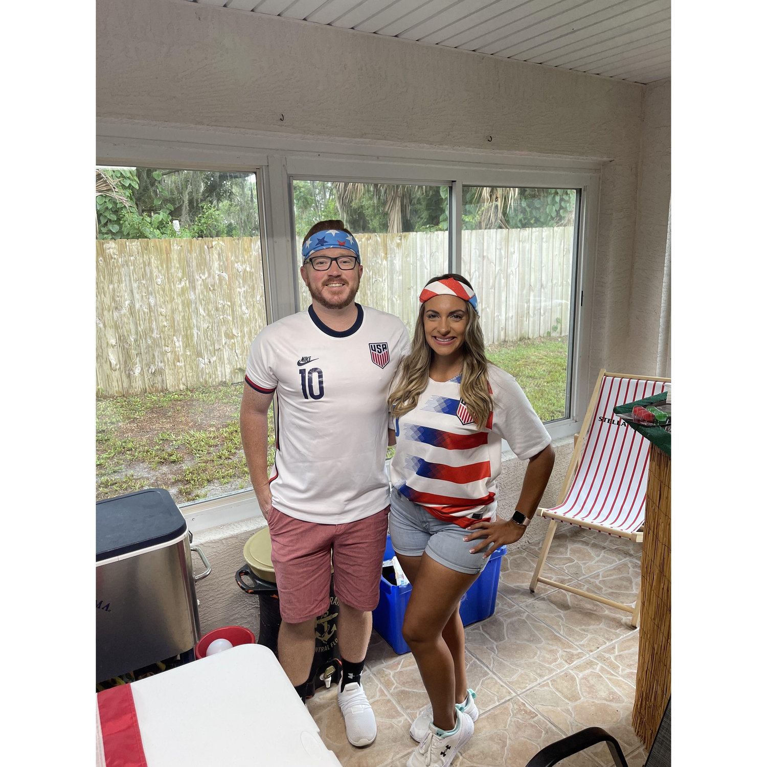Flip cup champs!