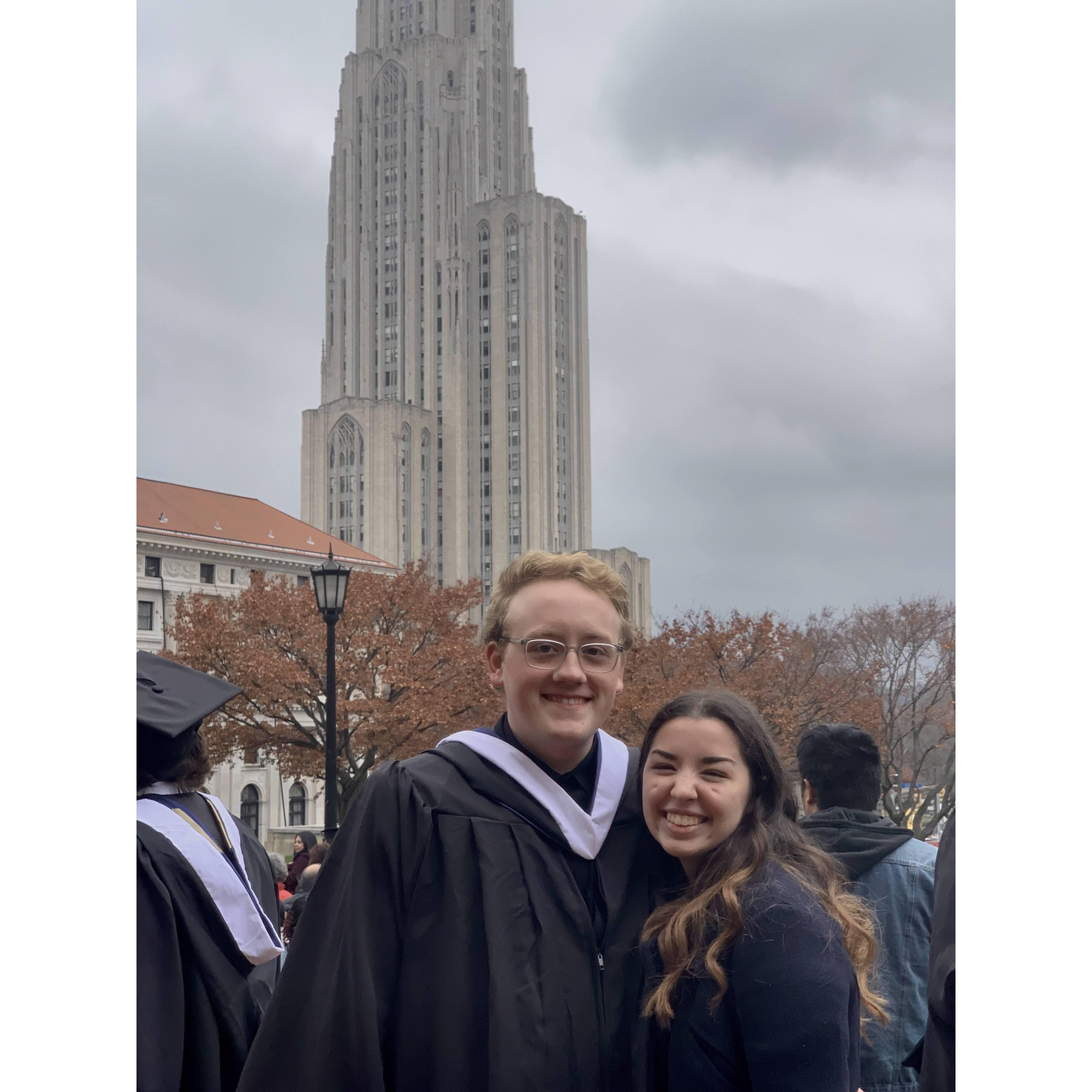 Logan graduated undergrad!