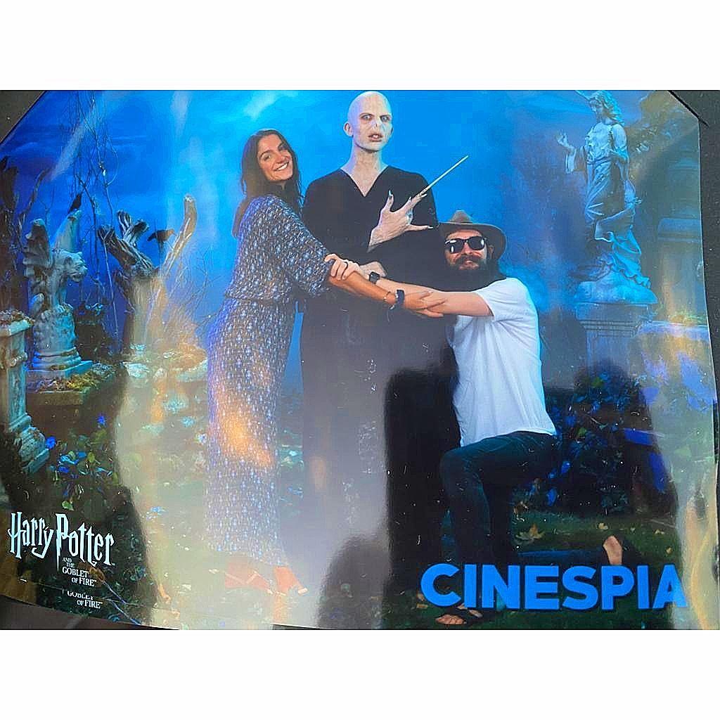 When Voldemort said we could do anything we wanted so we decided to give him a big hug