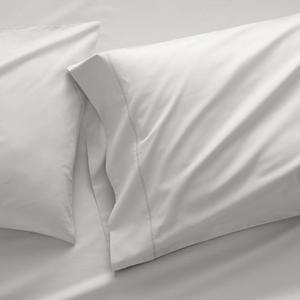 Dove Grey Percale Pillow Cases Standard, Set of 2