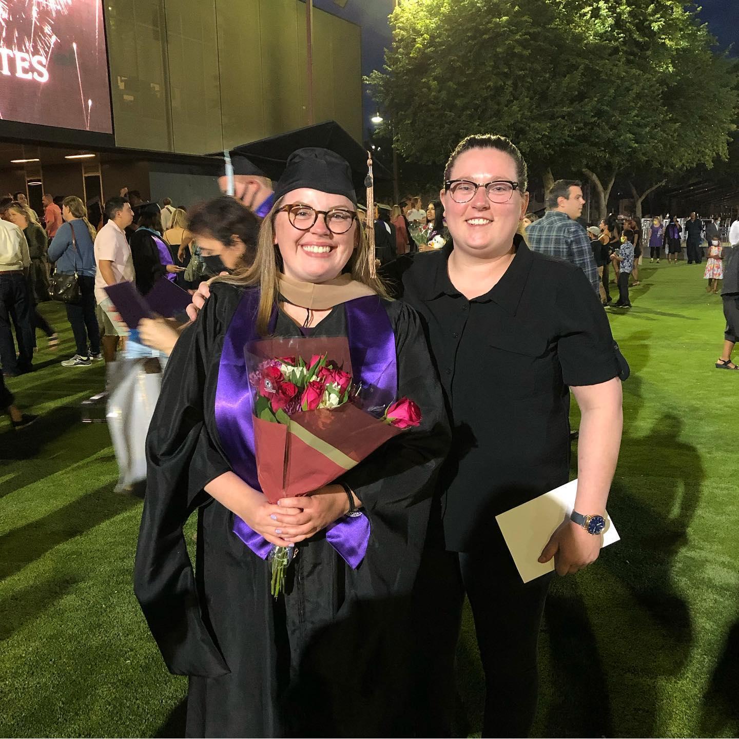 Nora's Masters Graduation, Lopes Up!