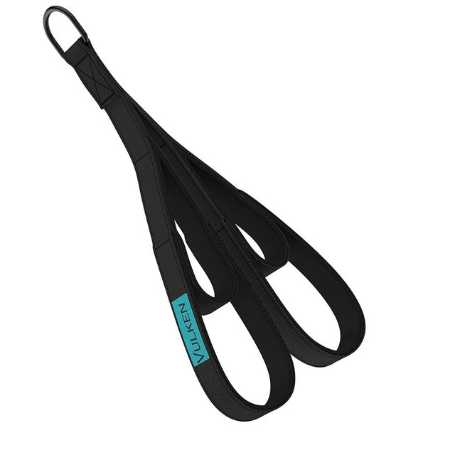 Vulken Tricep Rope Cable Attachment. Two Size in One Extra Long Pull Down Rope. Triceps Extension Straps Gym Equipment. Home Workout Handles for Resistance Bands.