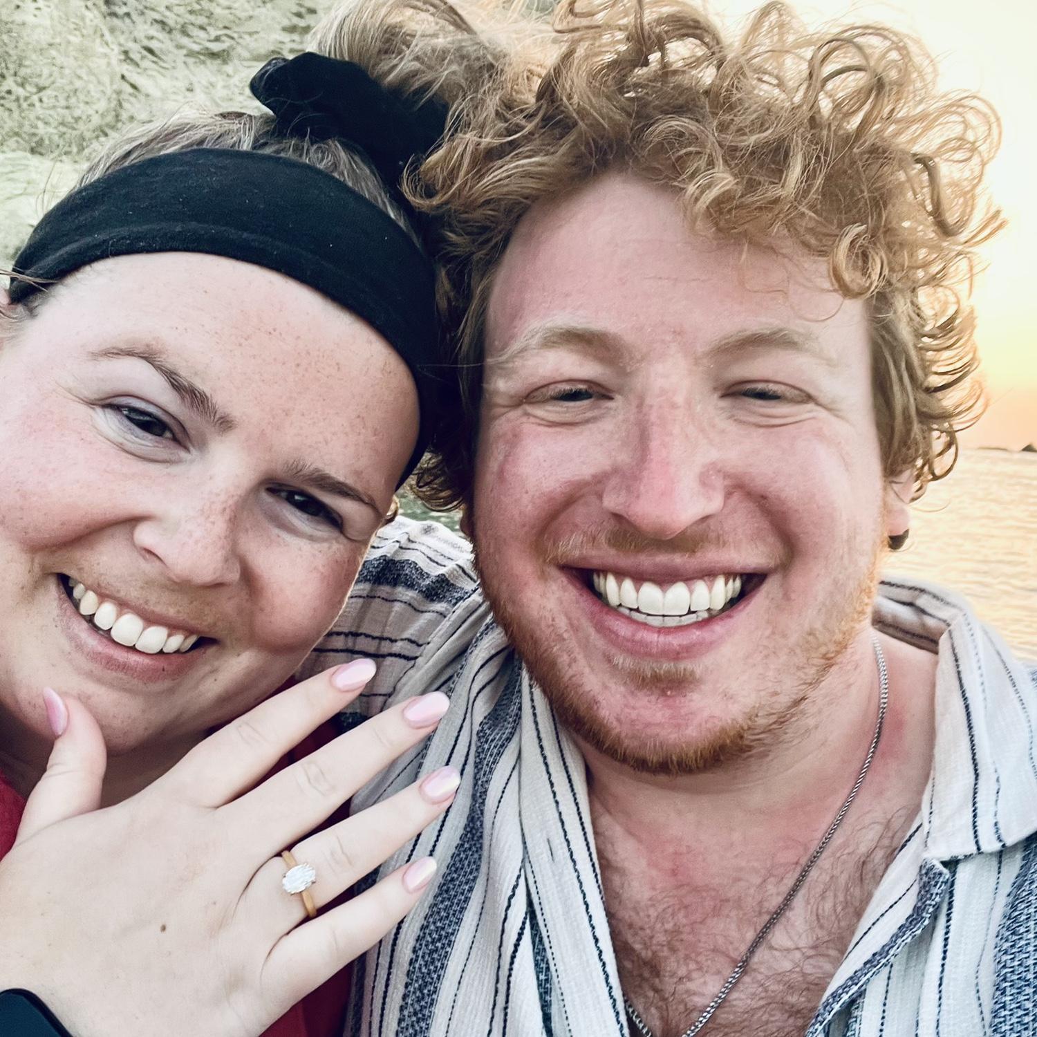 The first official engagement photo! 

📍Santorini, Greece