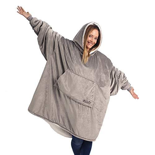 THE COMFY Original The Original Oversized Wearable Sherpa Blanket, Seen On Shark Tank, One Size Fits All