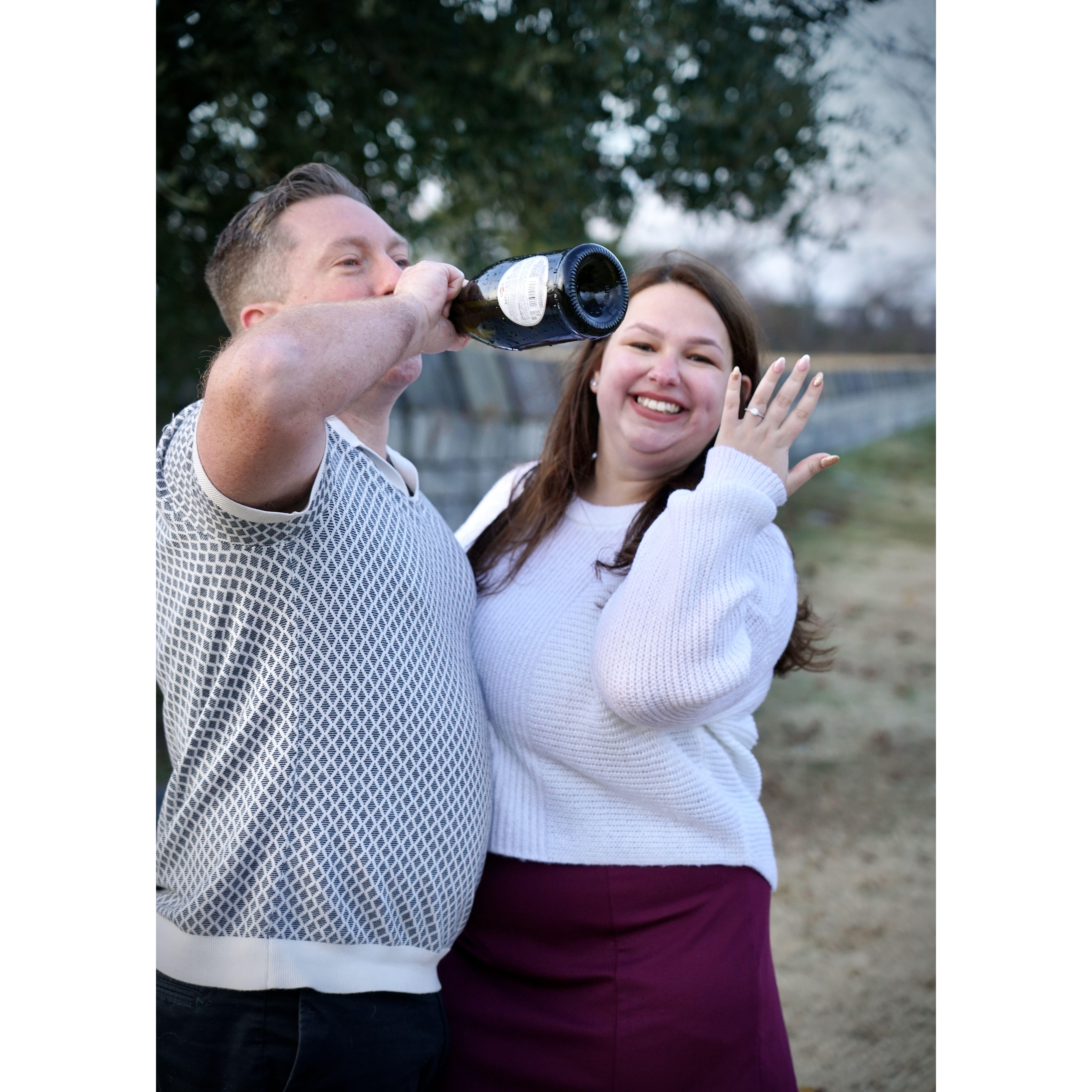 One of our engagement photos!