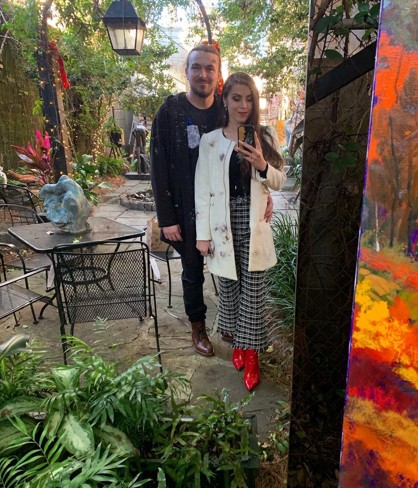 Parker and I at my favorite art gallery in Charleston, South Carolina.