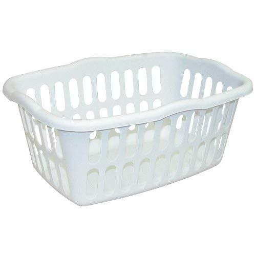STERILITE Rectangle Laundry Basket, White