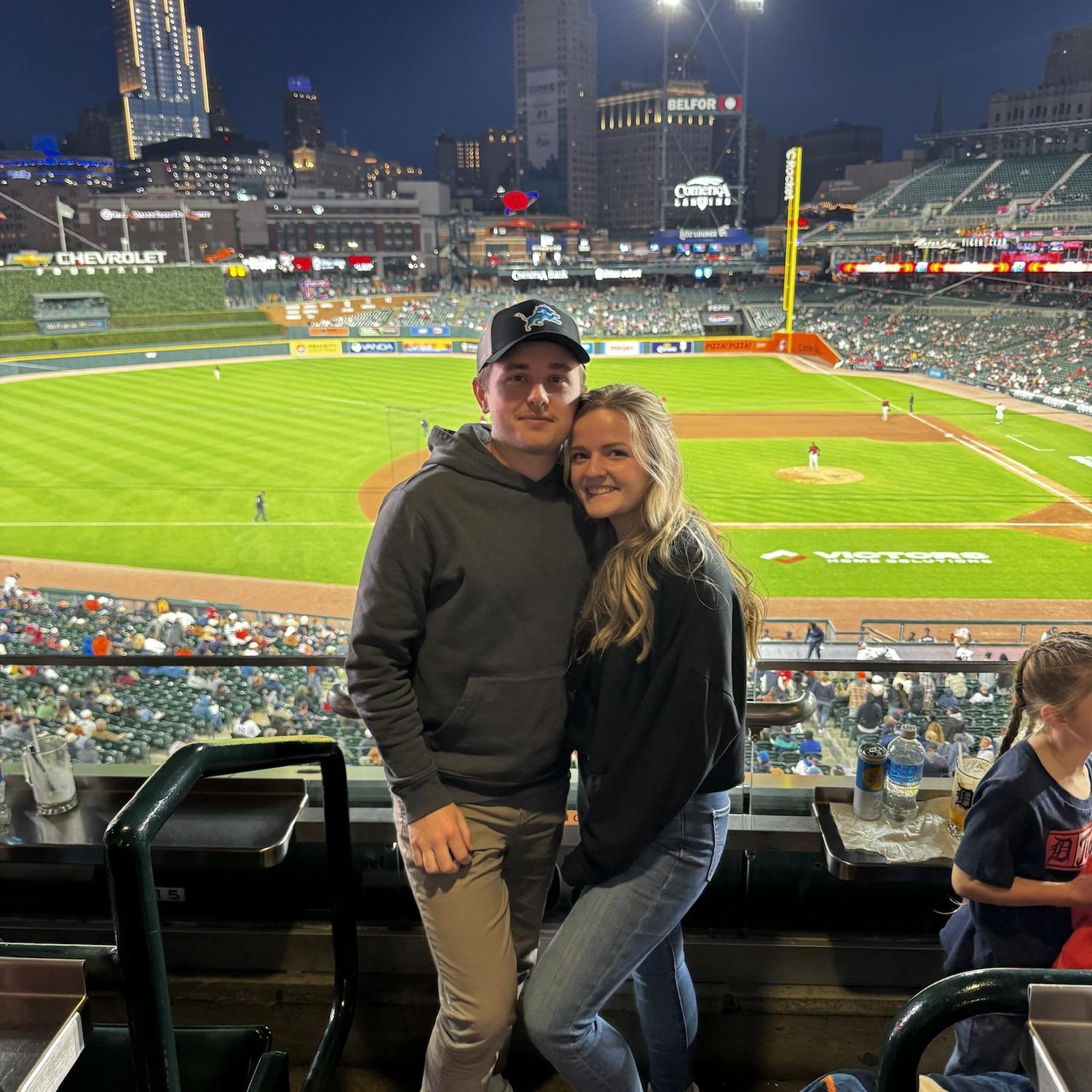 McKenna’s first Detroit Tigers game!