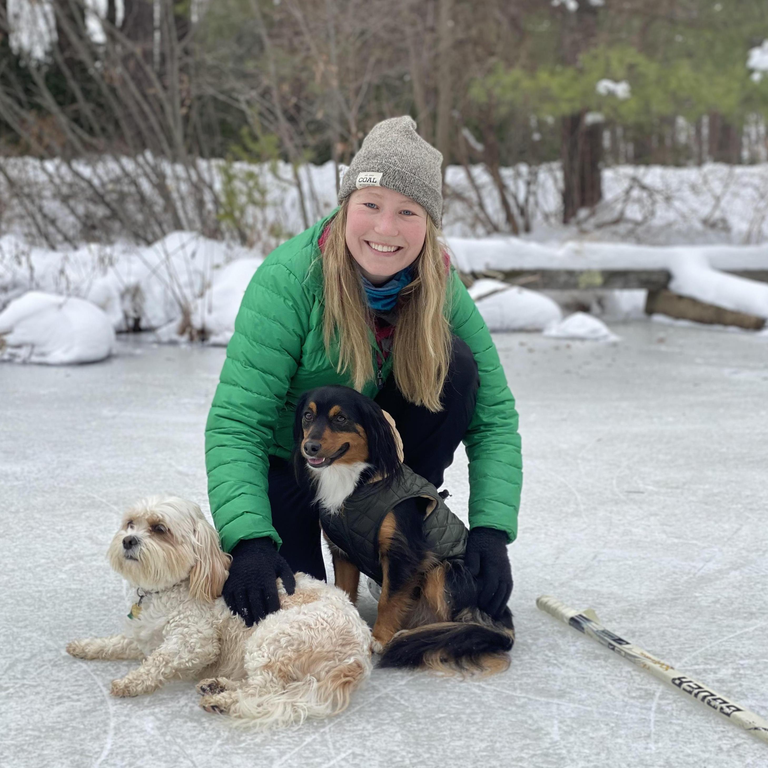 Pond Hockey w/ Lucy Roos and Oaks!