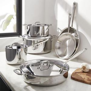 All Clad - All-Clad © Stainless Steel 10-Piece Cookware Set with Casserole