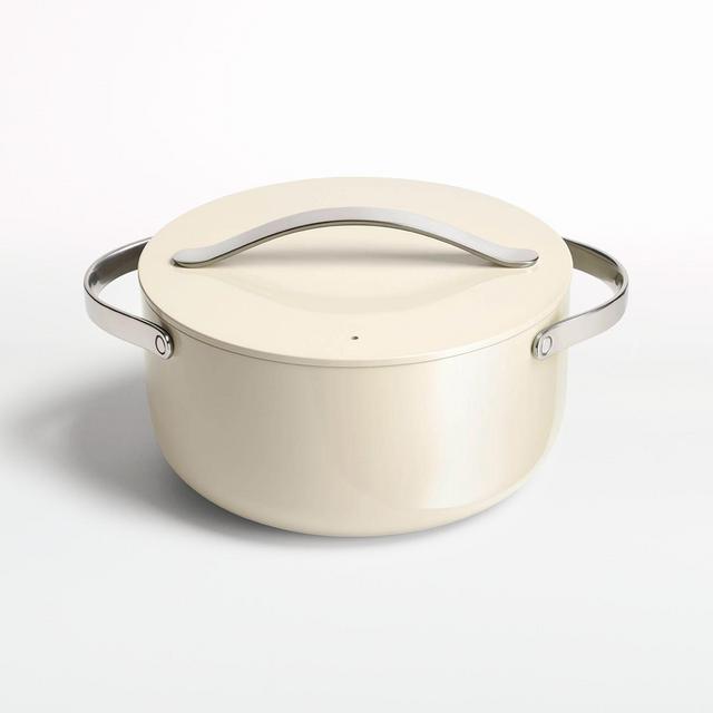 Caraway Cream Non-Stick Ceramic 6.5-Qt. Dutch Oven