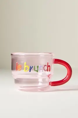 Love Notes Glass Espresso Cup