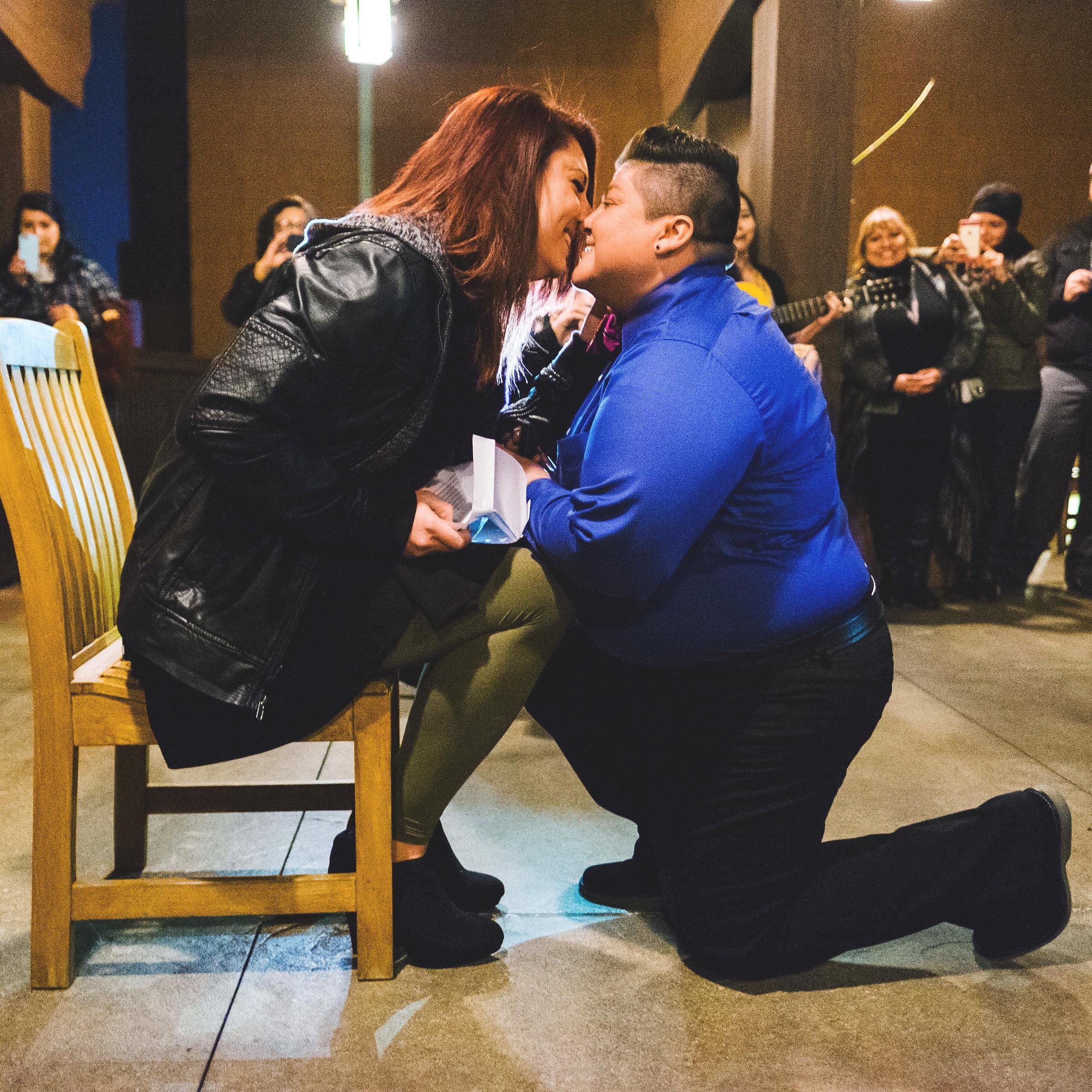 The perfect moment, capturing happiness.