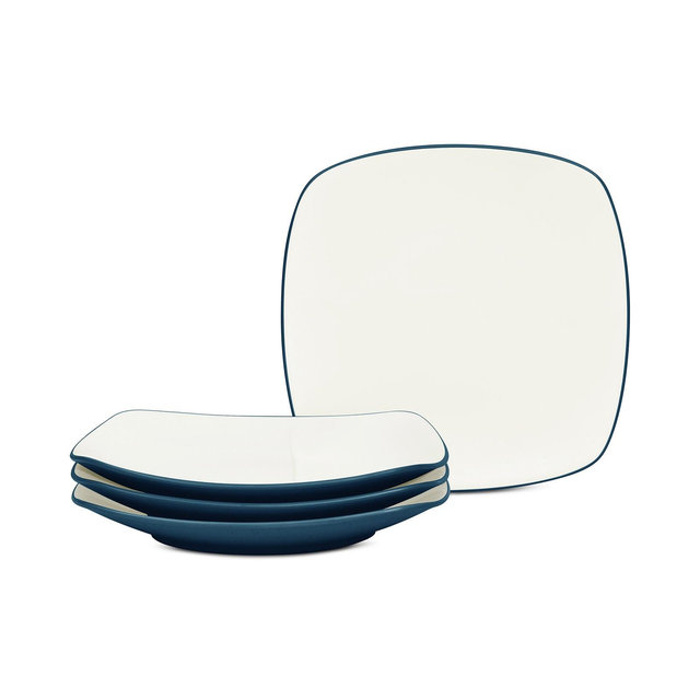 Noritake Colorwave Square Salad Plates, Set of 4