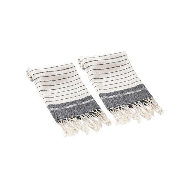 Olive and Linen Mila 2 Piece Hand or Kitchen Towel Set