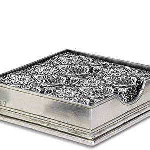 MATCH Modern Pewter Napkin Holder - Small