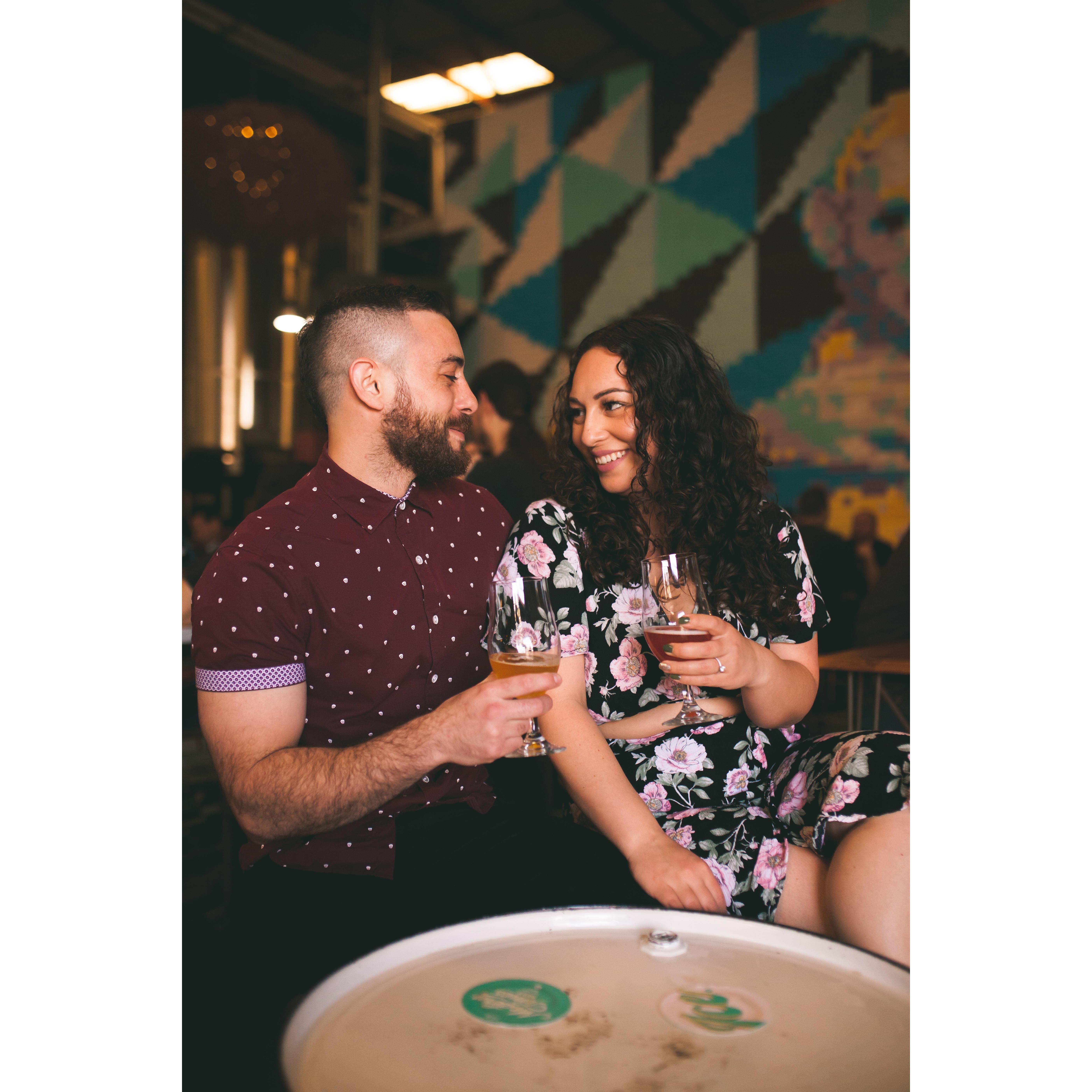Where we had our very first date.... Modern Times Beer