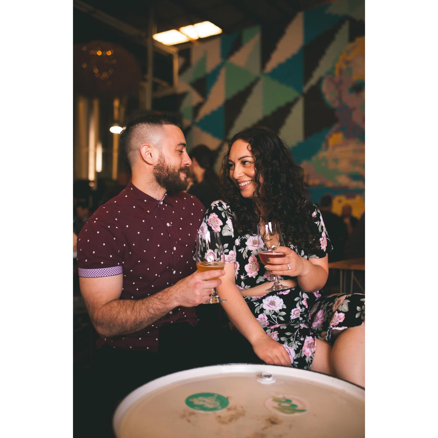 Where we had our very first date.... Modern Times Beer