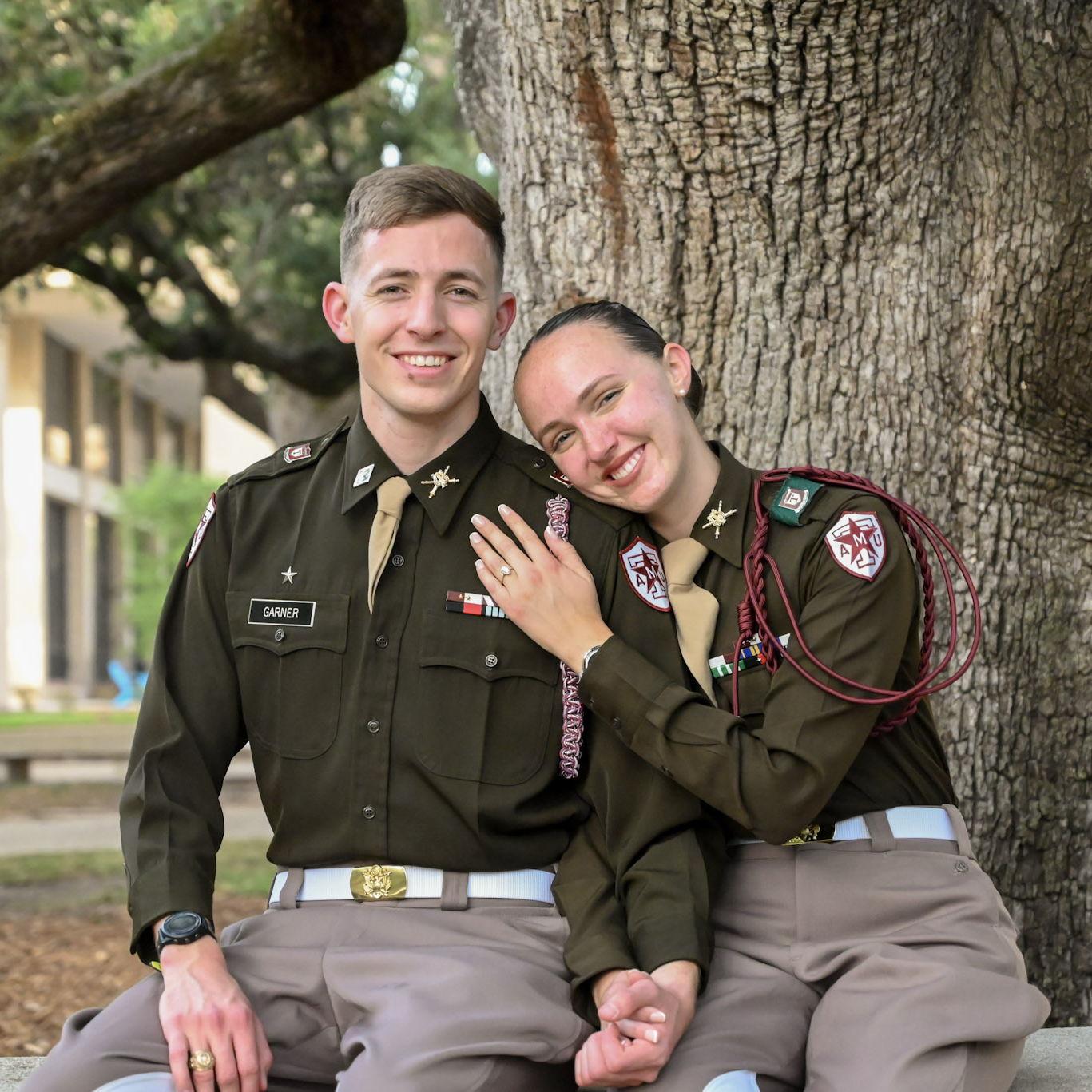 Jackson and Zoe's senior photos recreating their favorite memory