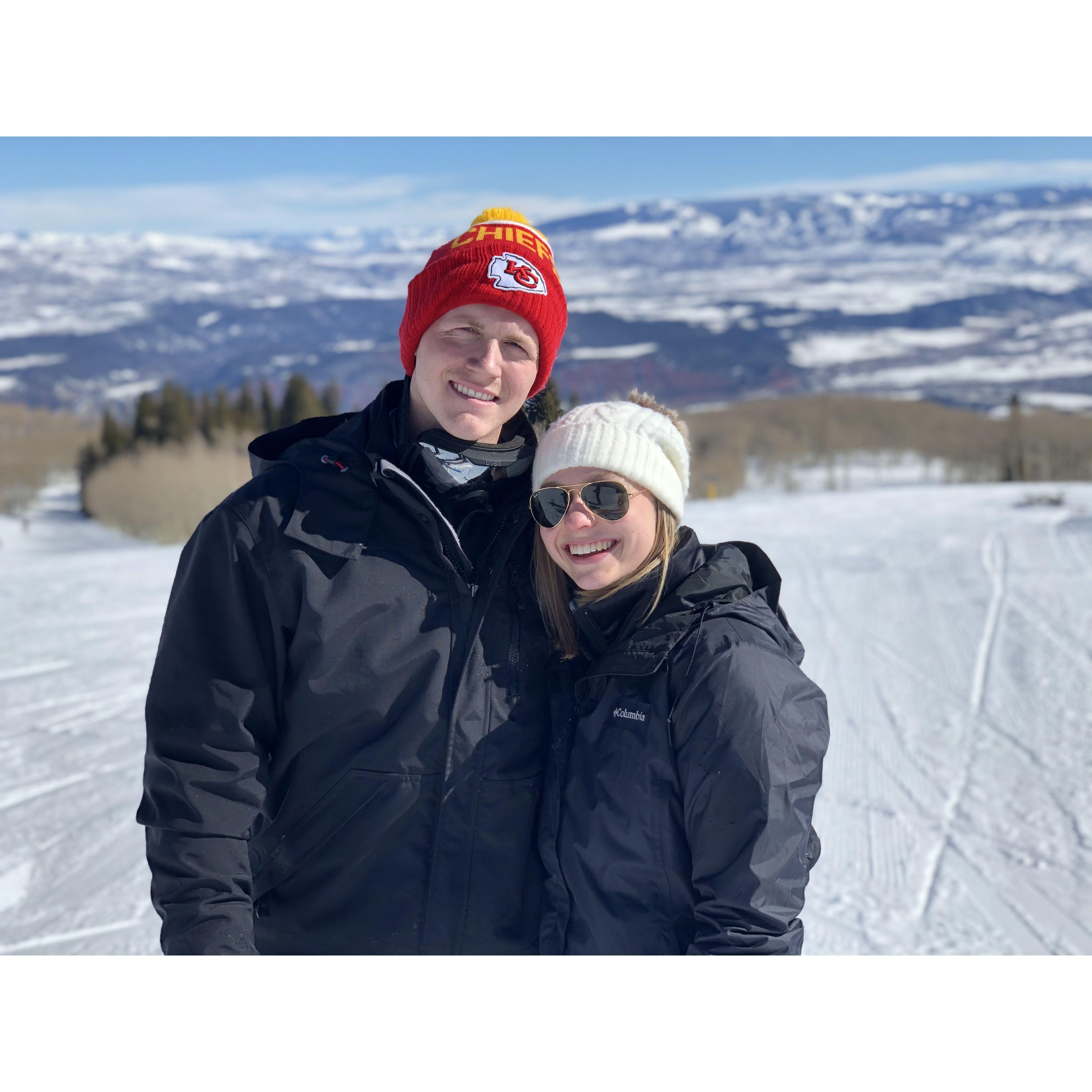 First annual ski trip in CO