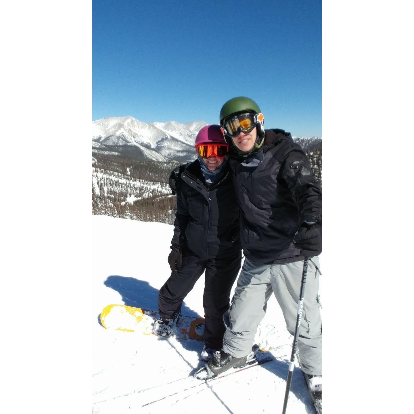 Snowboarding/Skiing at Monarch Mountain - February 2018.