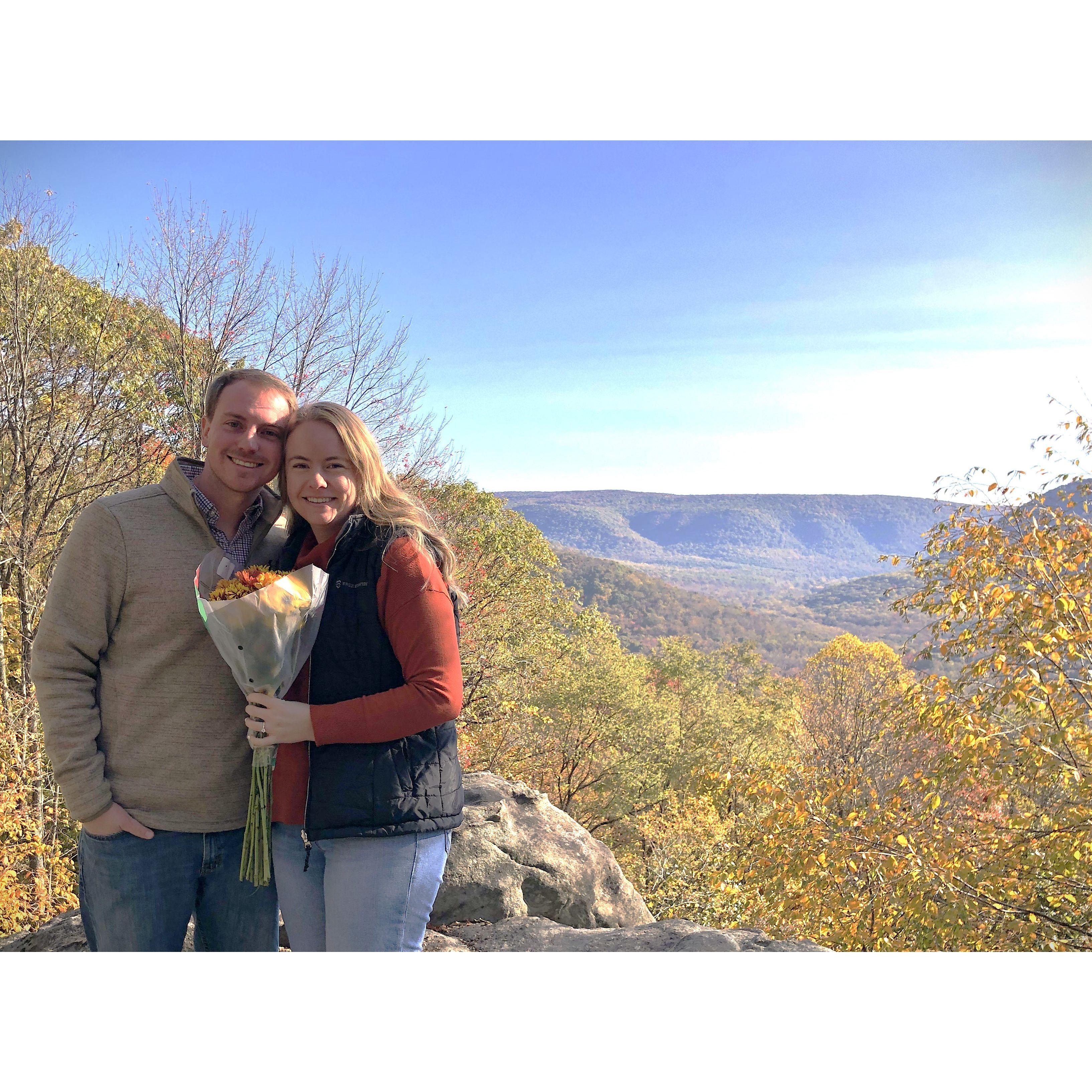 Where she said "yes!"